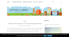 Desktop Screenshot of itsnoteasybeinggreedy.com